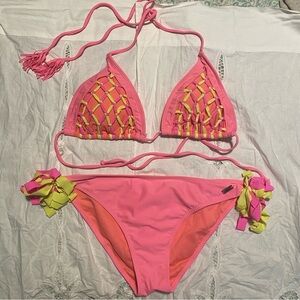 Pink & Yellow Swimsuit